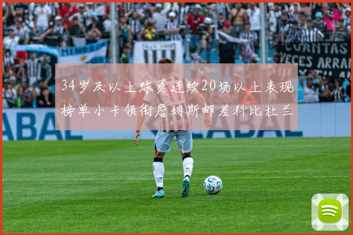 34岁及以上球员连续20场以上表现榜单小卡领衔詹姆斯邮差科比杜兰特上榜