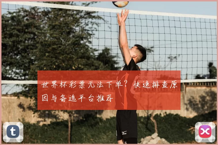 世界杯彩票无法下单？快速排查原因与备选平台推荐